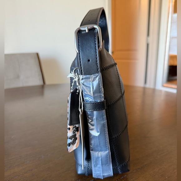 Coach Alter/Ego Black Leather patchwork Shoulder Bag - Picture 3 of 8